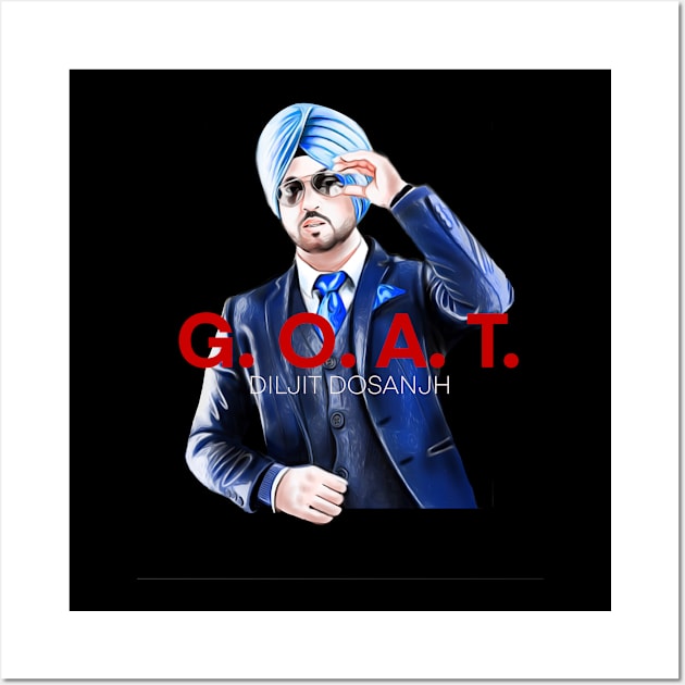 Diljit Dosanjh Wall Art by SAN ART STUDIO 